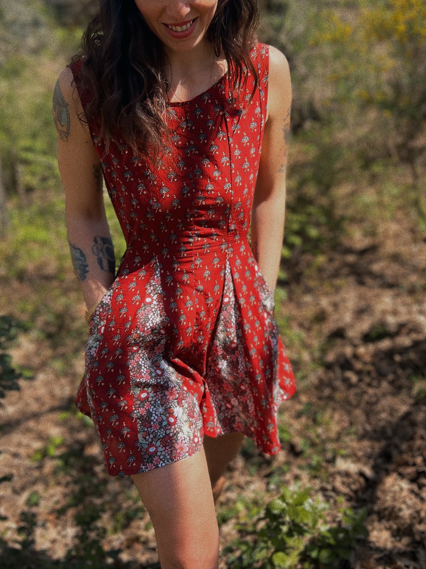Full circle short romper ✨ Size S/M