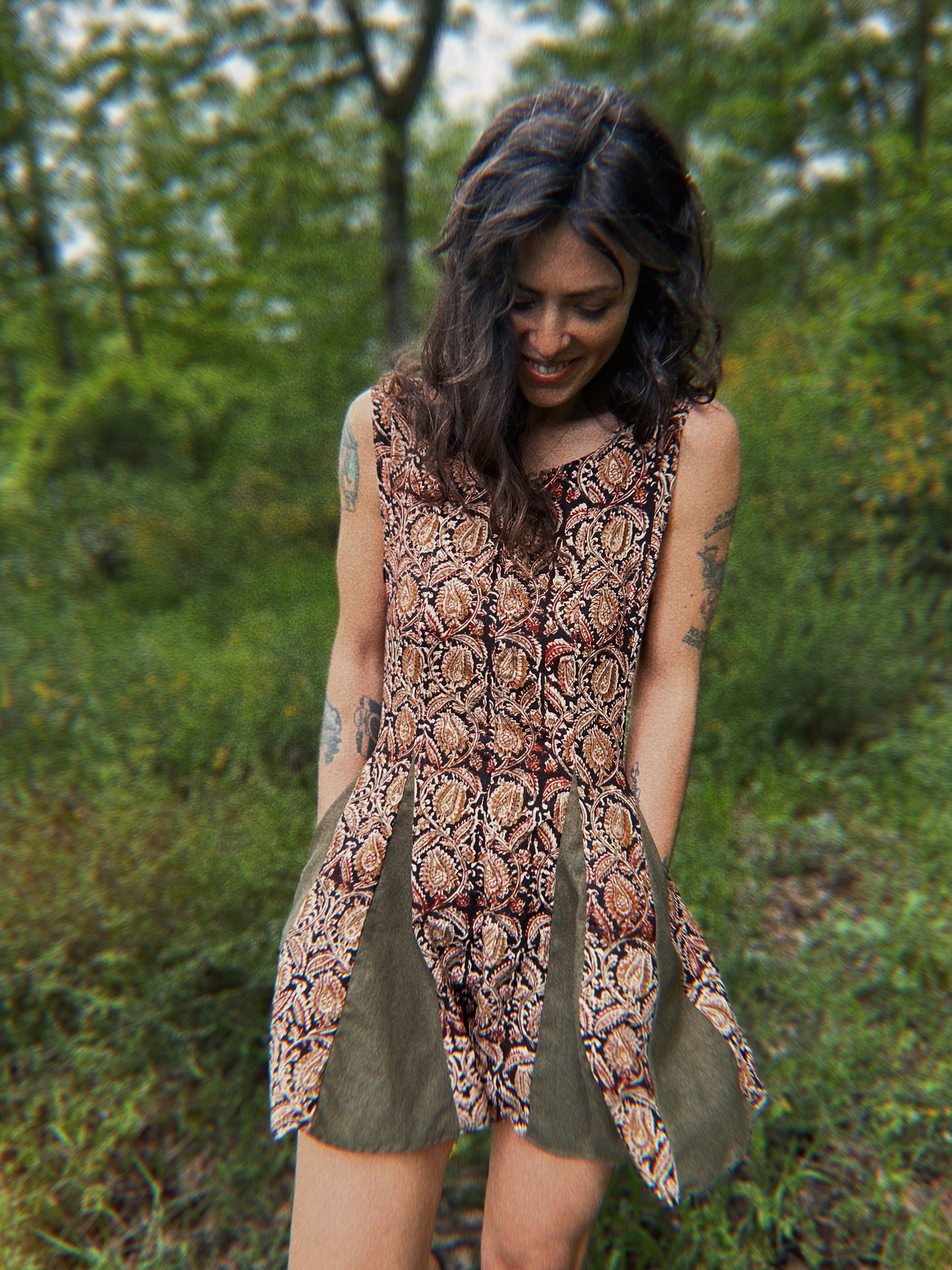 Full circle short romper ✨