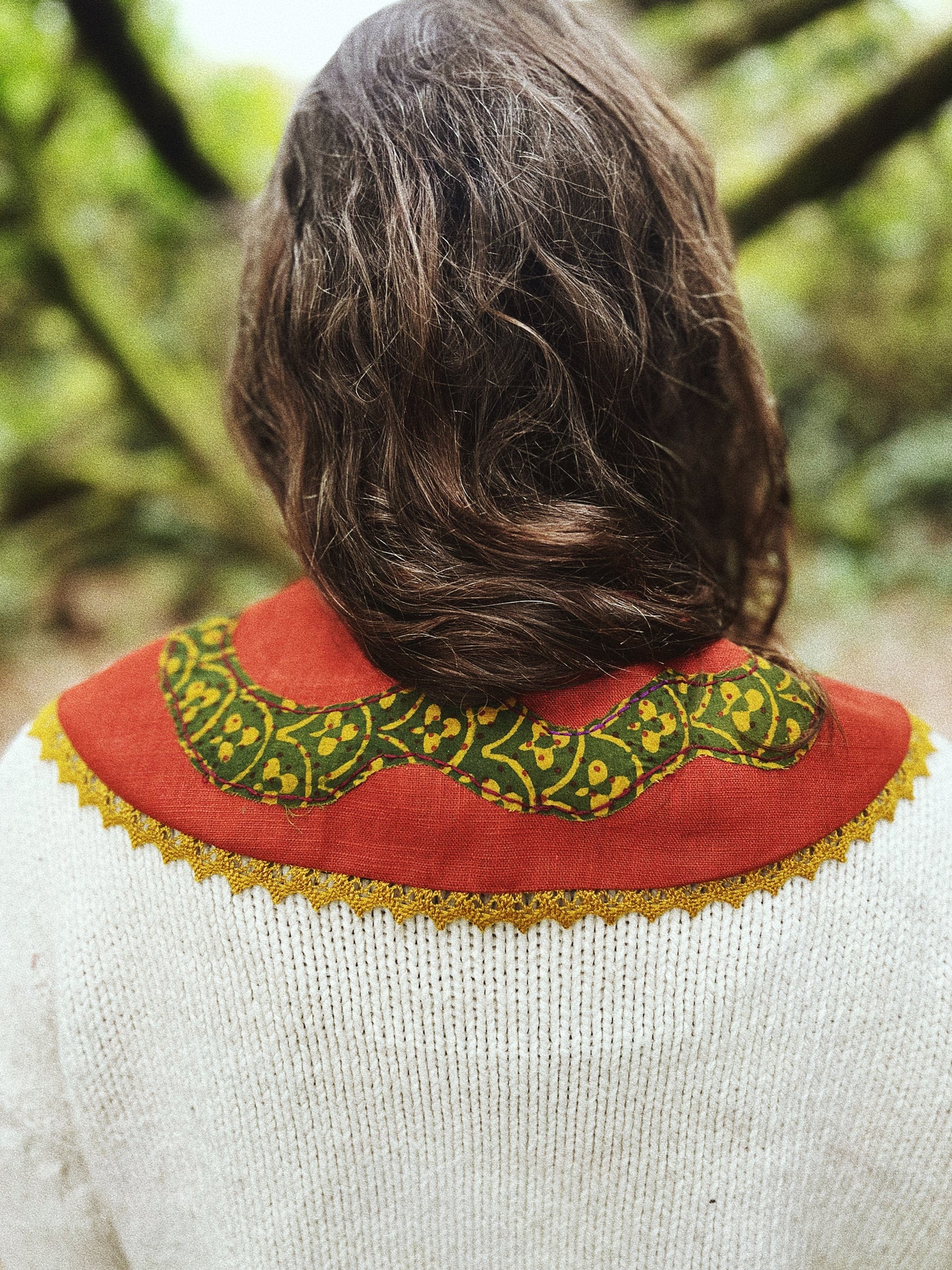 ONE PIECE 🐍 Embroidered removable collar
