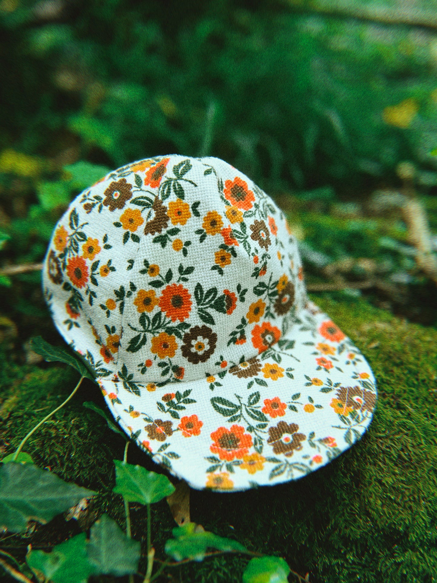 Baseball hat ~ Upcycled vintage blanket
