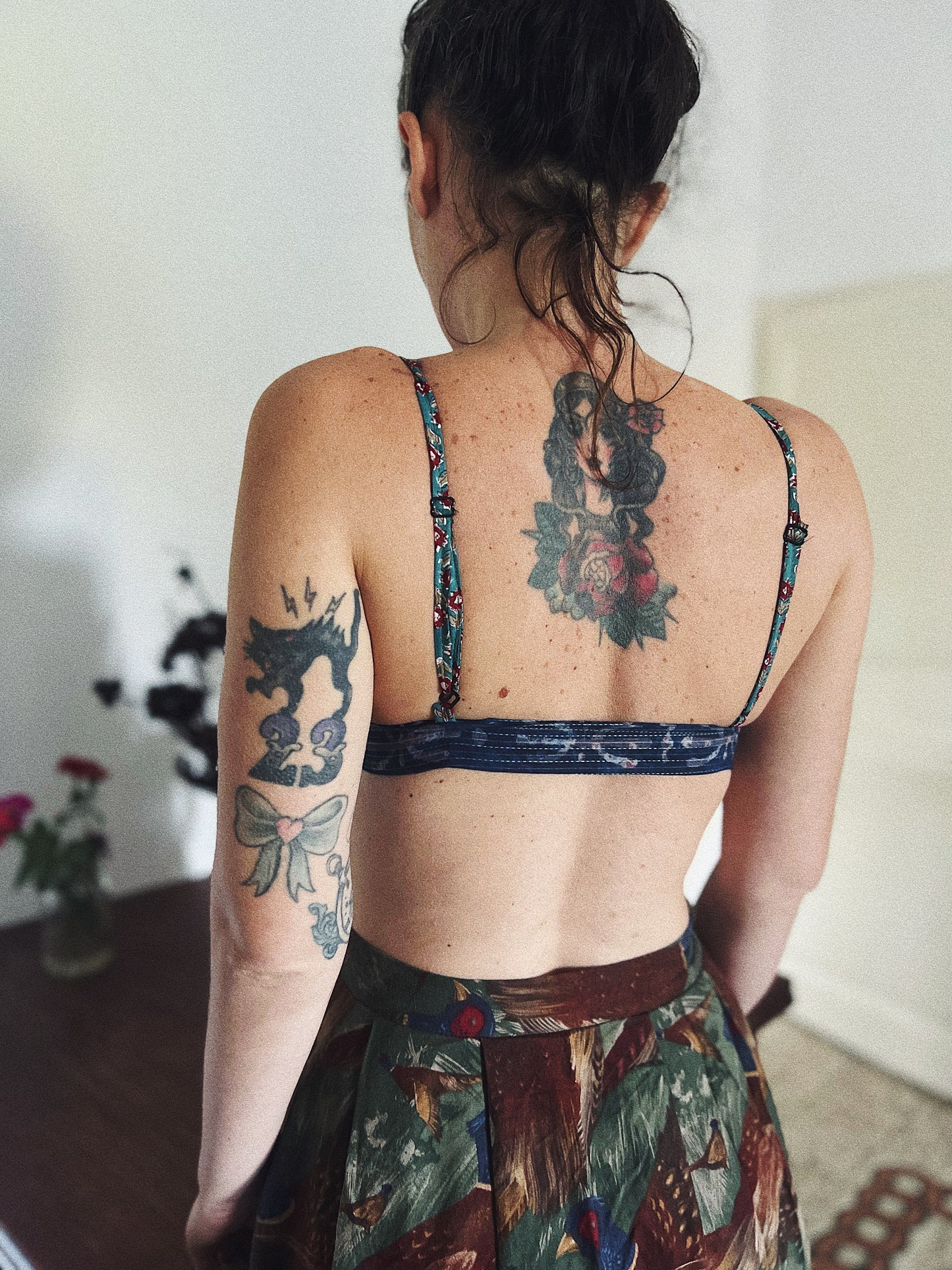 Limited capsule collection ✨ Block printed cotton bra/top