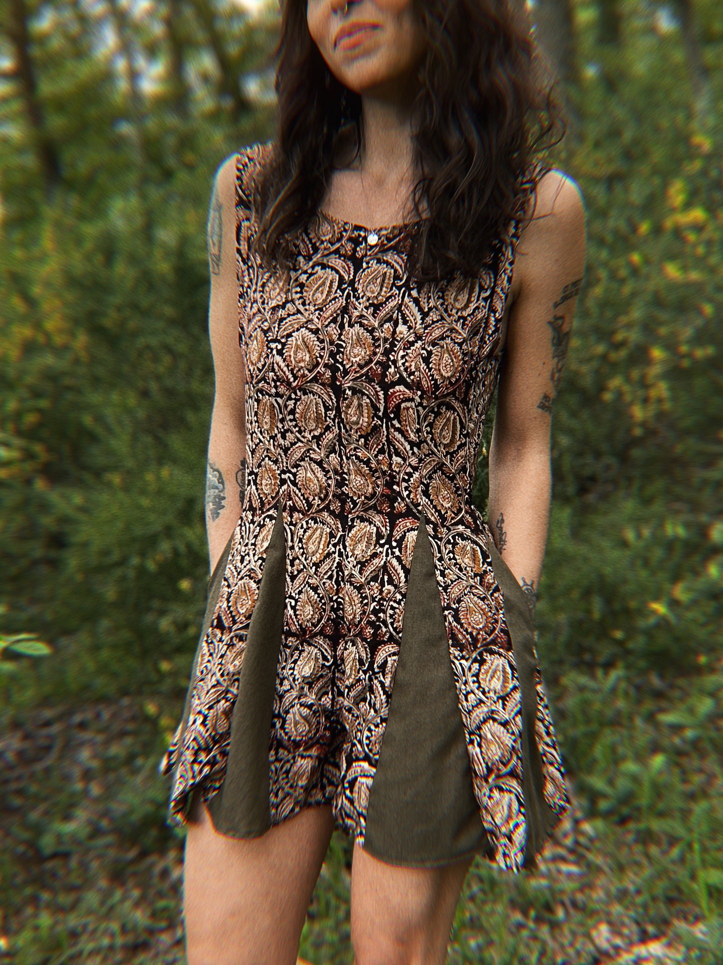 Full circle short romper ✨