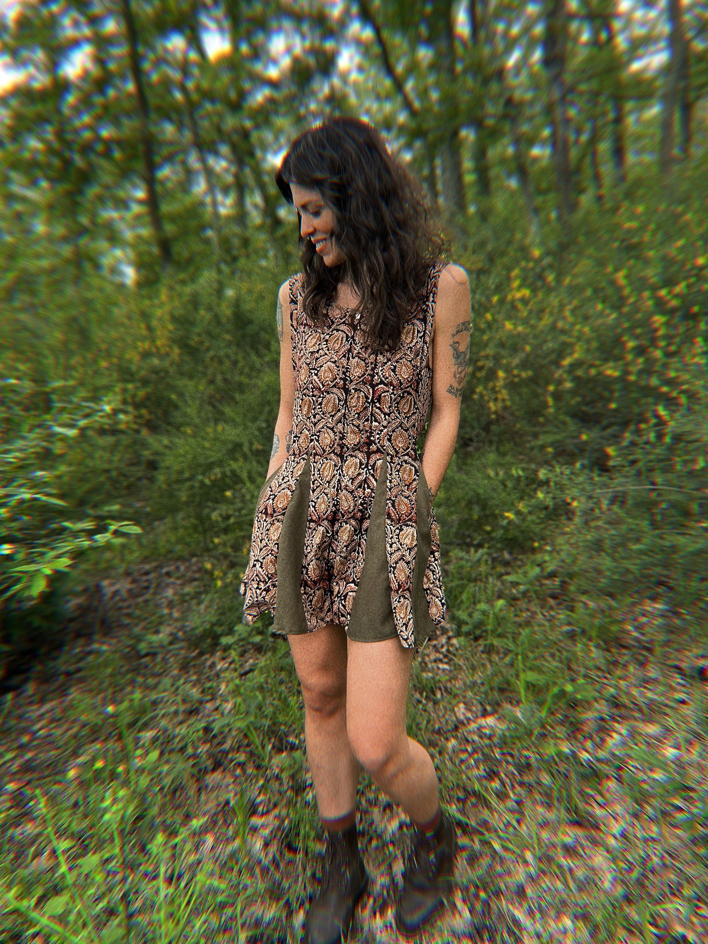 Full circle short romper ✨