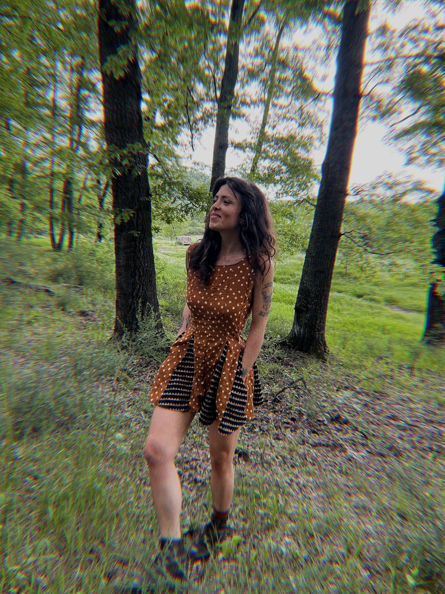 Full circle short romper ✨ Size S