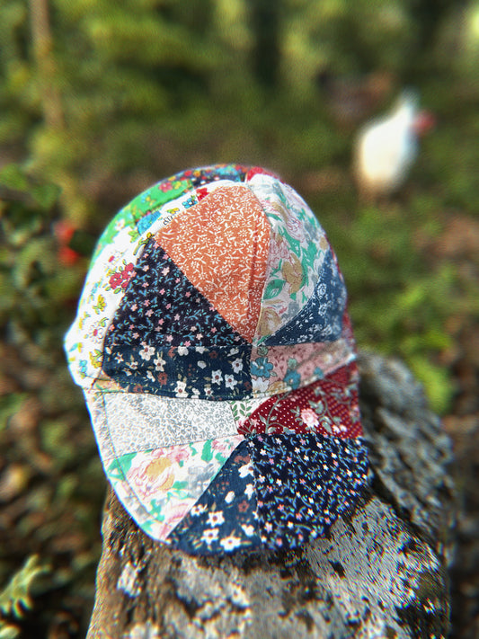 Baseball hat ~ Upcycled vintage blanket